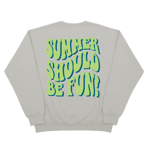 Summer Should Be Fun Crew - Oatmeal Heather