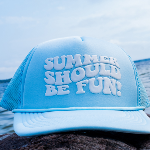 Summer Should Be Fun Trucker  - Blue Cloud