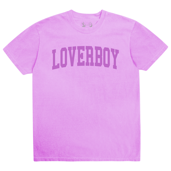 Loverboy University Tee - Neon Violet
