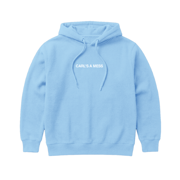 Carl's A Mess Hoodie - Baby Blue – Loverboy Inc.