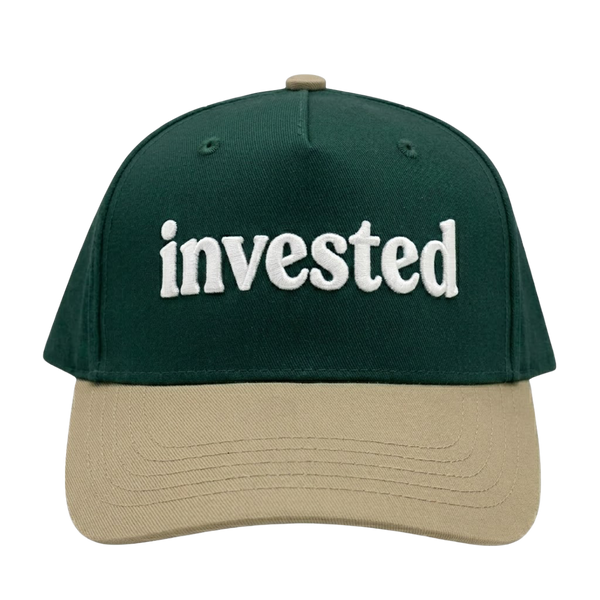 Invested Hat - Dark Green/Khaki