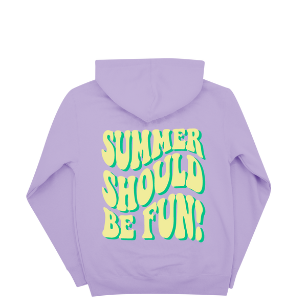 Summer Should Be Fun Hoodie - Lavender Lemonade