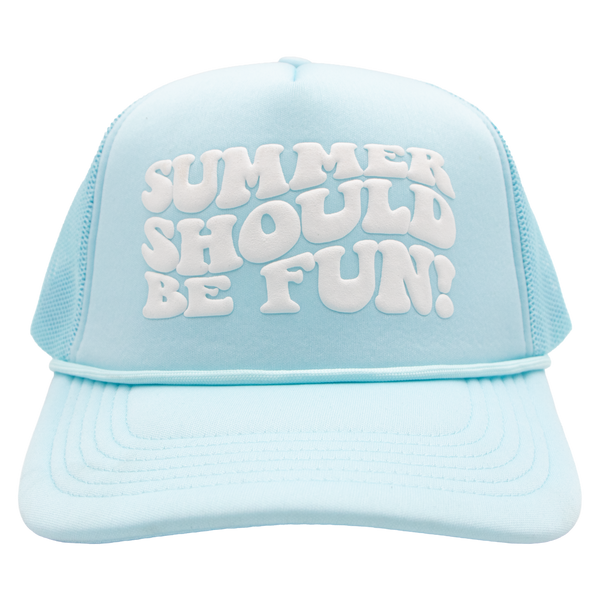 Summer Should Be Fun Trucker  - Blue Cloud