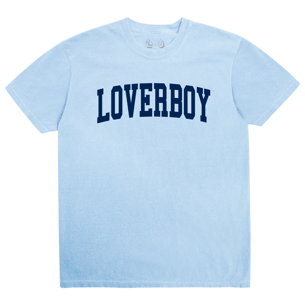 Loverboy University Tee - Light Blue
