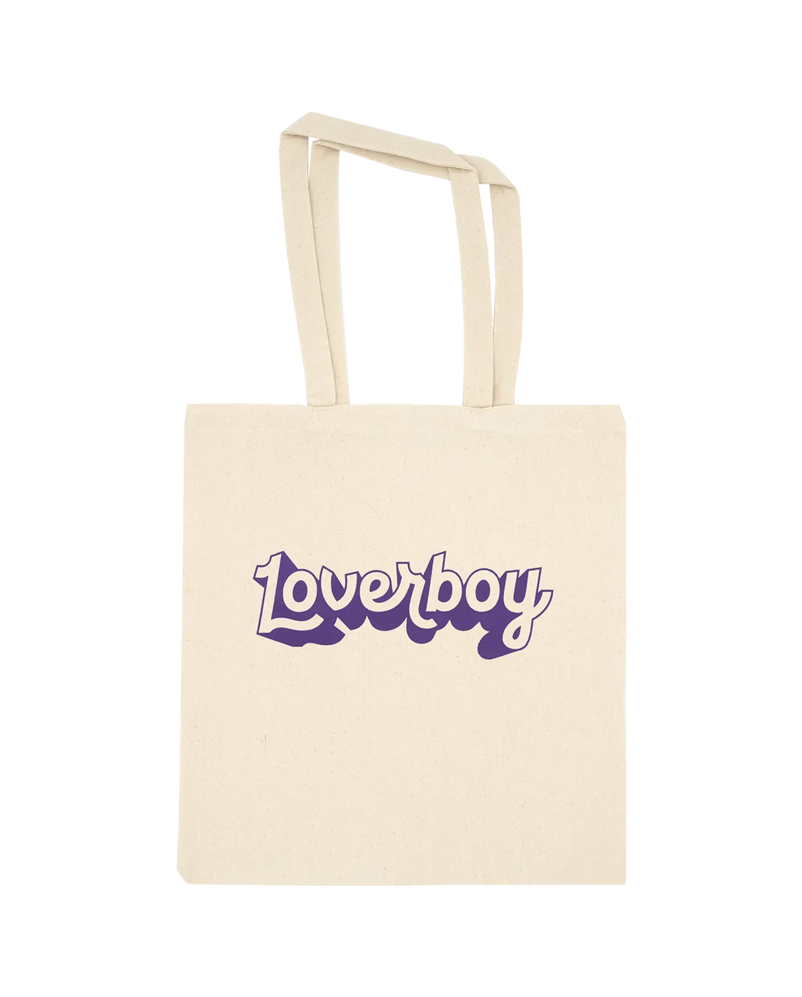 ★TOUT Y EST★ LOVERS Canvas BagLoverS LL2412BG001M Signature Logo Canvas Tote - Red | Spacious Cotton Tote